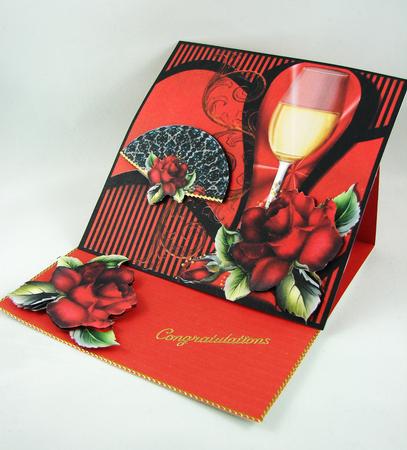 A Toast to . . . . . 8x8 Topper by Carolyn Norris