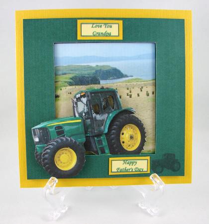 Tractor Out of the Frame by Carolyn Norris