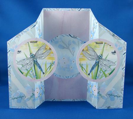 Four Fold Water's Edge Dragonfly Days by Carolyn Norris