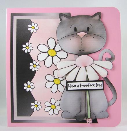 Purrect Day-sie Edgy by Carolyn Norris