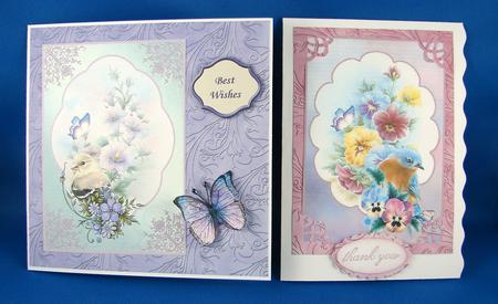 Flowers & Birds Toppers ~2 by Carolyn Norris
