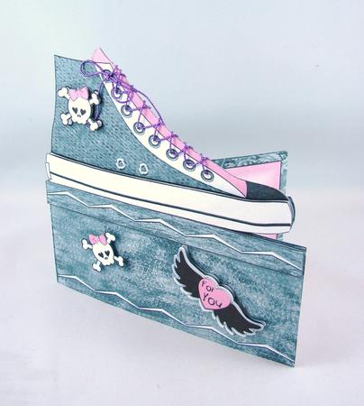 Trendy Sneaker - Girlie Punk by Carolyn Norris