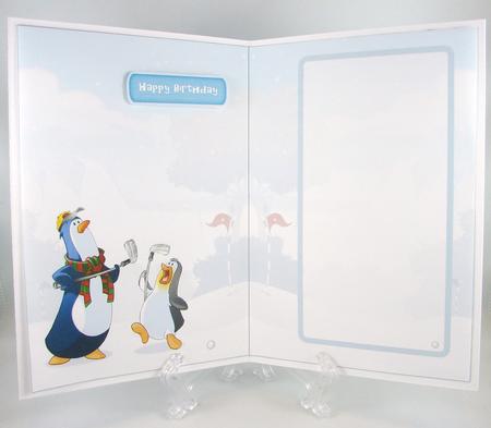 Penguin Golf Insert by Carolyn Norris