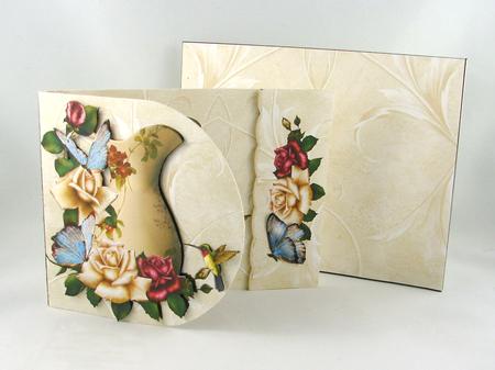 Hummingbird & Butterflies D Flap Off Center Wrap Around Kit by Carolyn Norris