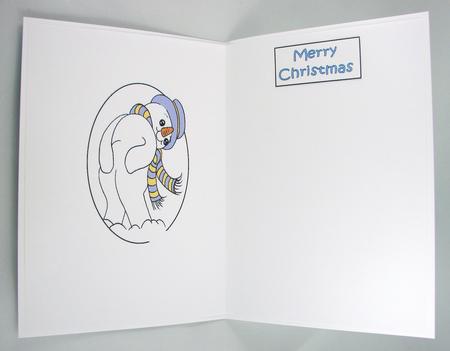 Cheeky Snowman Does My Bum Look Big Insert by Carolyn Norris