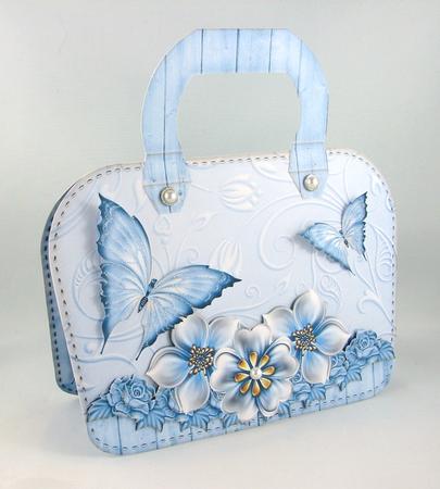 New Handbag Big Size Blue Ice by Carolyn Norris