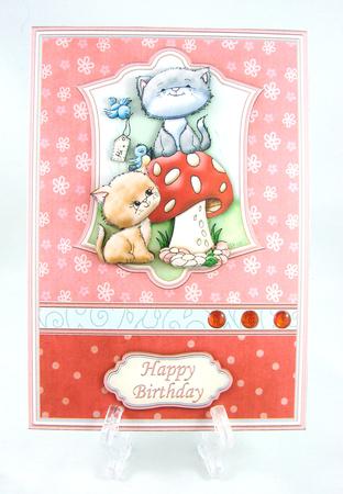 King of the Castle Cats Topper & Decoupage Insert Available by Carolyn Norris