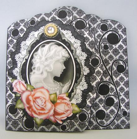 Black Swirl Cameo 7x7 Kit by Carolyn Norris