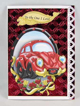 The Love Mobile Car Topper and Decoupage by Carolyn Norris