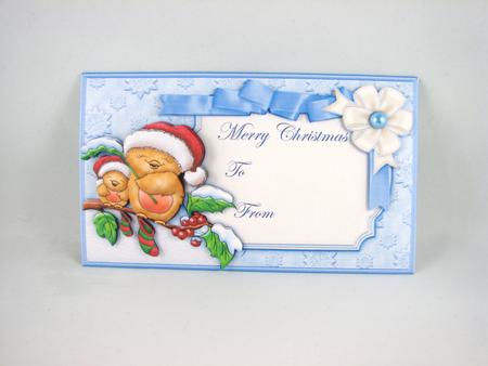 Christmas Robins Money Wallet by Carolyn Norris