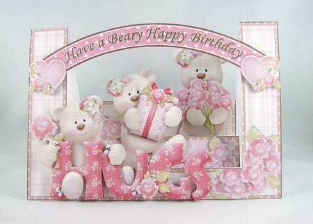 Bear Hugs Mountain Stepper Card Kit by Carolyn Norris