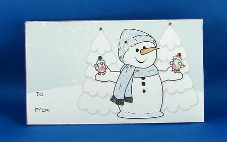 Chilly with Robins Christmas Money Wallet by Carolyn Norris