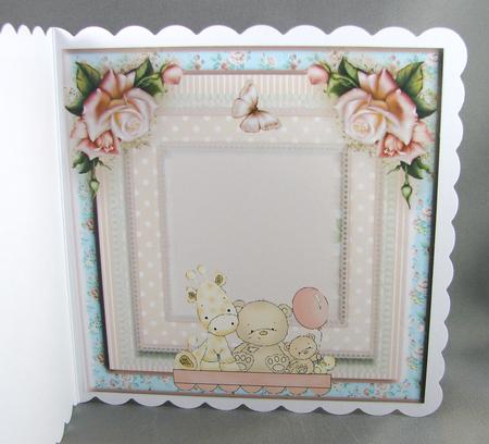 Insert to Compliment Cute Baby Girl Soft Animals by Carolyn Norris
