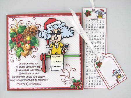 8x8 Stella Writes You a Christmas Note Mini Kit by Carolyn Norris