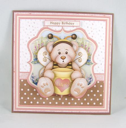 Sweet on You Birthday or Valentine's 8x8 Decoupage Kit by Carolyn Norris