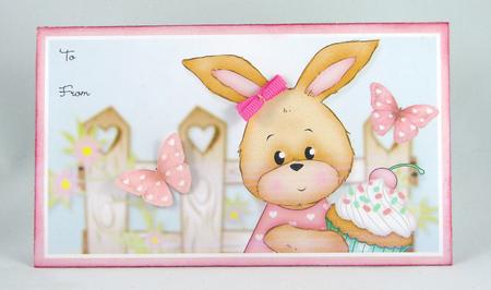 Cupcake Bluebell Money Wallet by Carolyn Norris