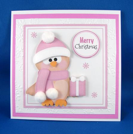 Merry Christmas Owl Topper by Carolyn Norris