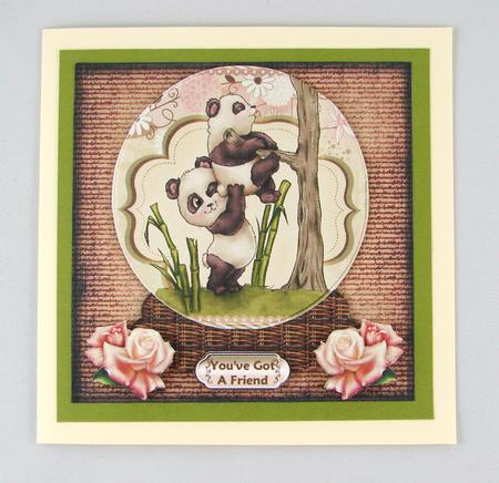 Happy Pandas Globe by Carolyn Norris