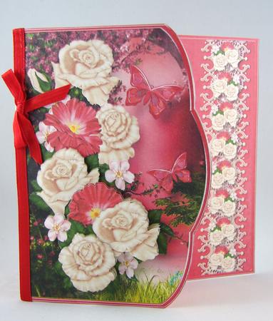 Summer Posy Shaped Edge Card Mini Kit by Carolyn Norris