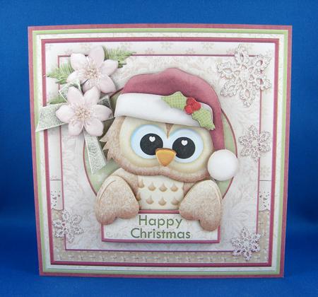 Shabby Chic Owl Whoo Hoo It's Christmas Mini Kit by Carolyn Norris