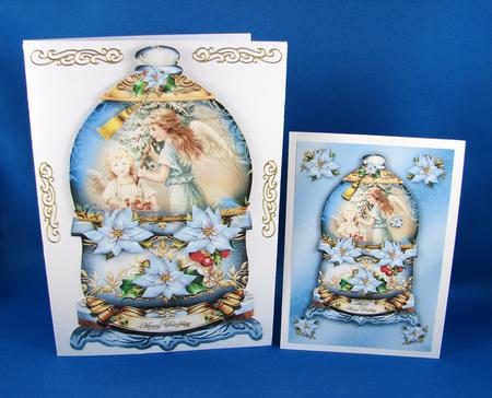 Winter Vintage Christmas Snow Globe by Carolyn Norris