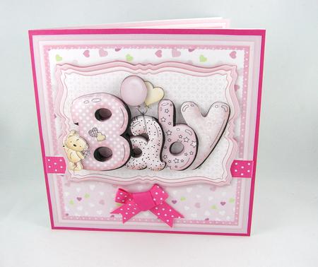 Bubble Baby Girl 7.5 Decoupage Mini Kit by Carolyn Norris