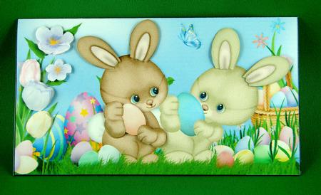 Easter Bunny Friends Money Wallet by Carolyn Norris
