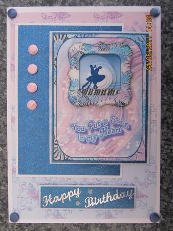 You Put a Song in My Heart - Dancers Decoupage and Pyramid by Carolyn Scattergood
