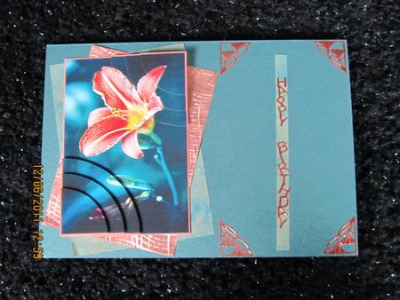 Beautiful Floral 2 Corner Stacker by Carolyn Scattergood