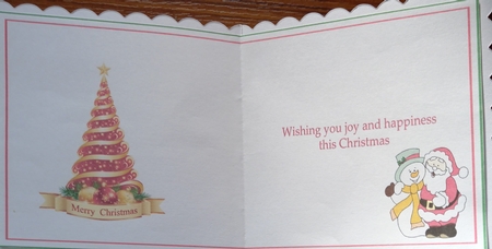 Insert for 6 x 6 Christmas card 3A by Carolynne Barratt