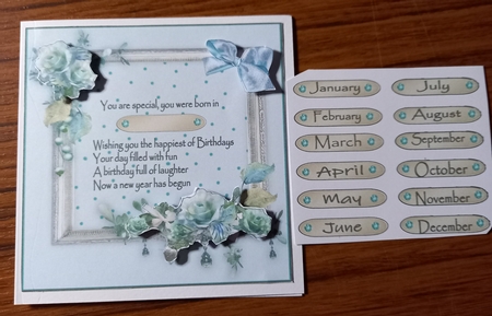 An everlasting Birthday card  Female by Carolynne Barratt