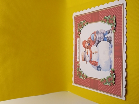 Cute Snowman Holiday Topper (Card Three) by Carolynne Barratt