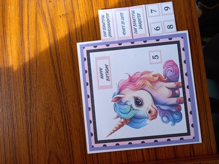 GIRLS BIRTHDAY-UNICORN PURPLE by Carolynne Barratt