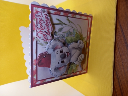 Australian Koala Christmas #2 by Carolynne Barratt