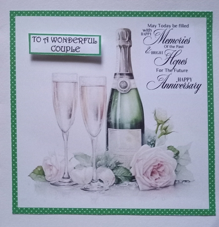 HAPPY ANNIVERSARY DARLING by Carolynne Barratt