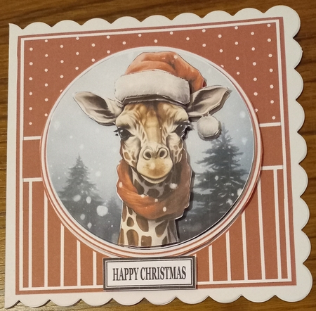CHRISTMAS GIRAFFE KIT by Carolynne Barratt