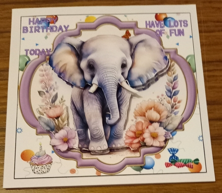 BABY ELEPHANT PLAY by Carolynne Barratt