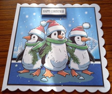 CHRISTMAS PENGUIN SQUAD by Carolynne Barratt