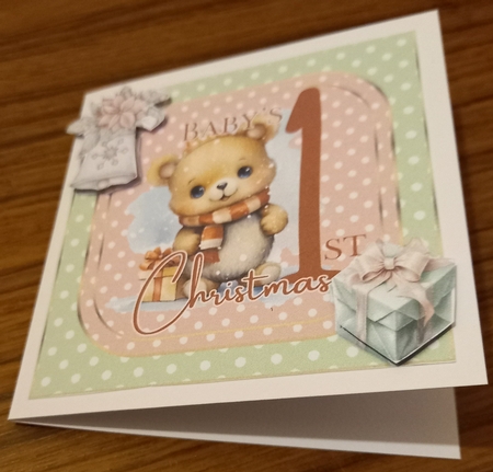 Babys First Christmas -Girl  by Carolynne Barratt