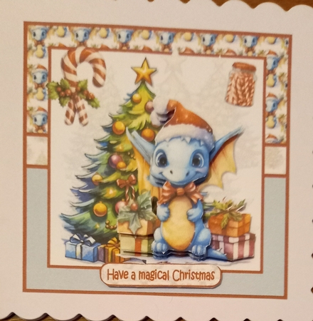 A Happy Christmas Dragon by Carolynne Barratt