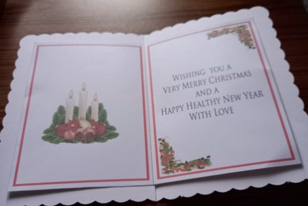 CHRISTMAS INSERT 5 X 7 by Carolynne Barratt