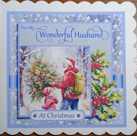 Wonderful Husband Christmas by Carolynne Barratt