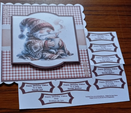 Happy Coffee Gnome - Mini Kit by Carolynne Barratt