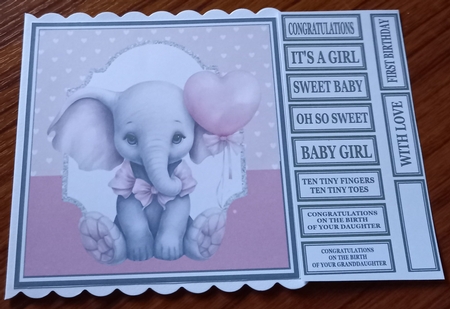 NEW BABY GIRL ELEPHANT by Carolynne Barratt