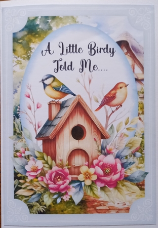 2 A little birdy told me ..... card fronts 6 by Carolynne Barratt