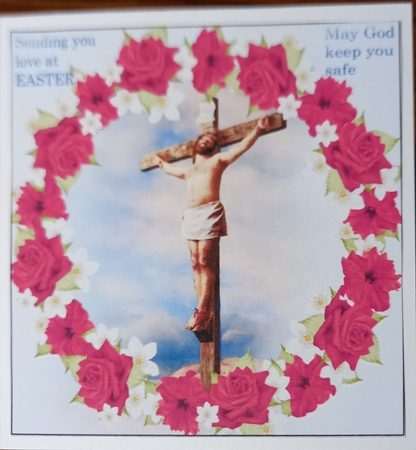EASTER CROSS 1 by Carolynne Barratt