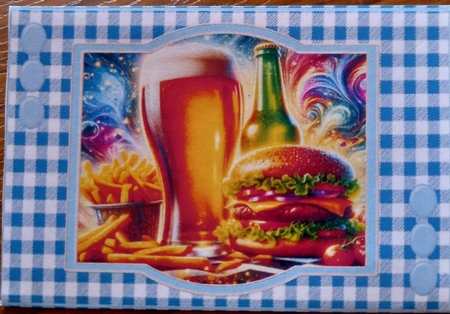Lager, Burger & Fries - Money Wallet by Carolynne Barratt