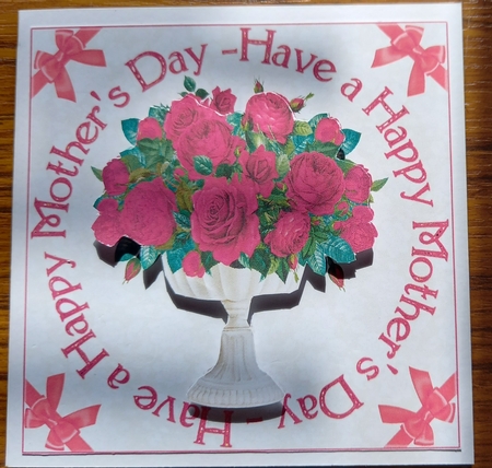 MOTHERS DAY RED ROSES by Carolynne Barratt