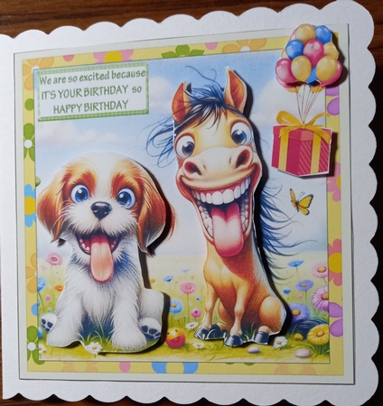 BIRTHDAY LAUGHING by Carolynne Barratt