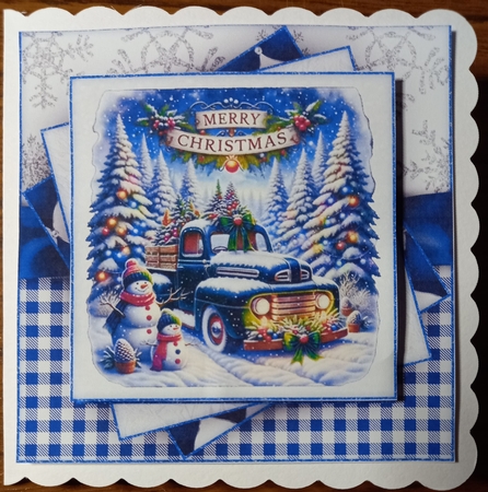 Winter Blues Mini Kit 7X7 by Carolynne Barratt